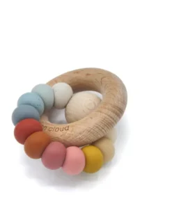 Cotton Cloud Beißring Round | NATURAL