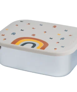 Cotton Cloud Brotdose aus Edelstahl | Regenbogen