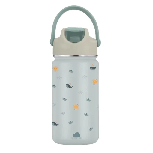Thermo Kinder Trinkflasche aus Edelstahl 420 ml von Cotton Cloud | Origami