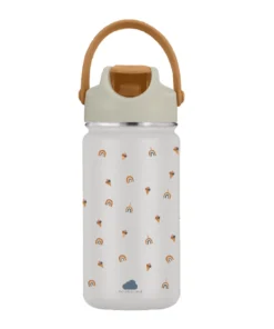 Thermo Kinder Trinkflasche aus Edelstahl 420 ml von Cotton Cloud | Regenbogen