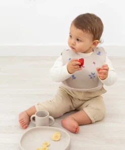 Cotton Cloud Kinderteller mit Saugfuß aus Silikon | Alfie Sand
