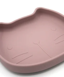 Cotton Cloud Kinderteller mit Saugfuß aus Silikon | Pippa Dusty Mauve