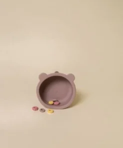Cotton Cloud Esslernschüssel mit Löffel aus Silikon | Jade