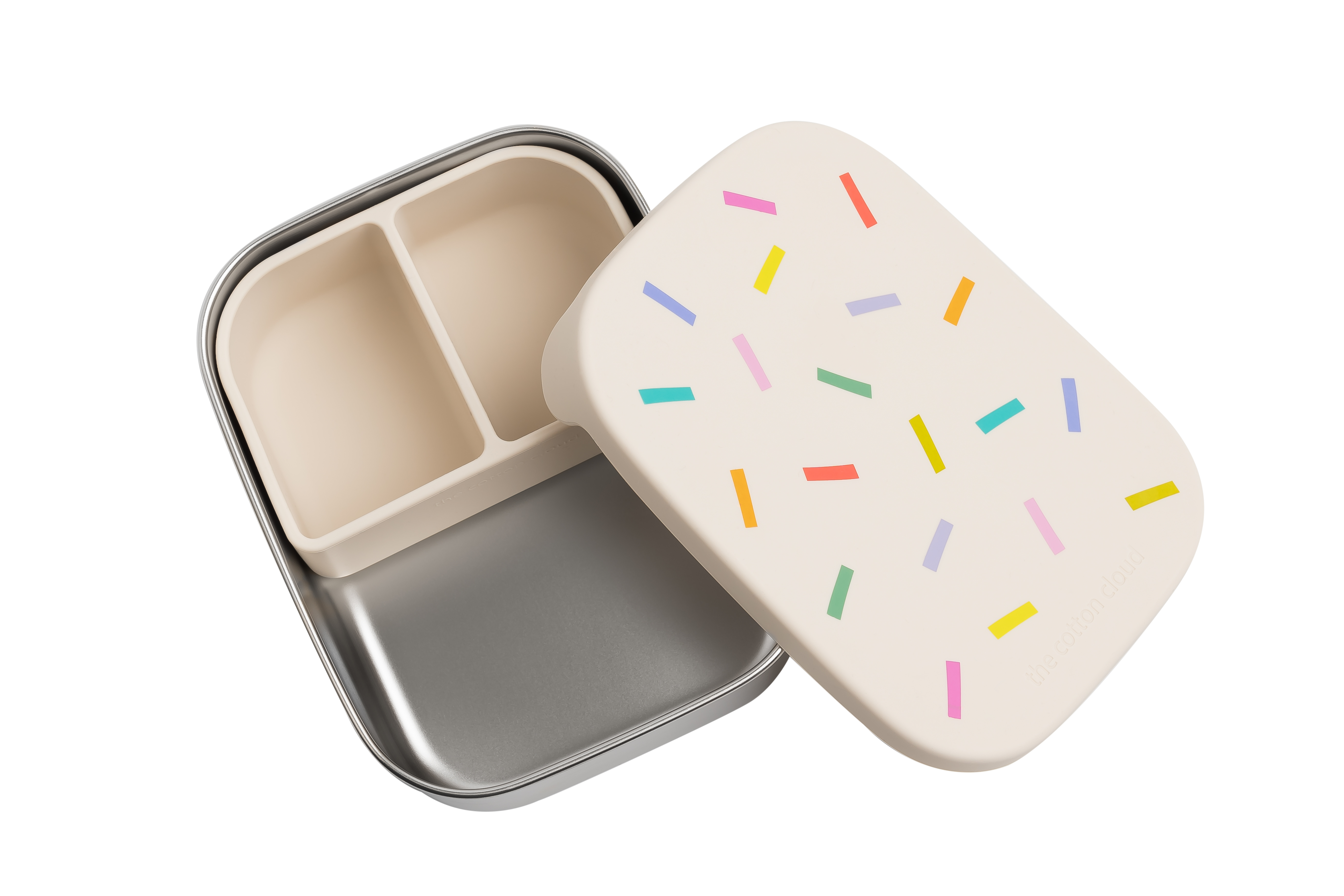 Cotton Cloud Lunchbox aus Edelstahl | Konfetti