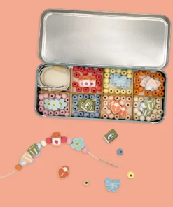 Cotton Twist Holzperlen Armband 5er Set Dose (3-8 J.) | Tiny Trinkets