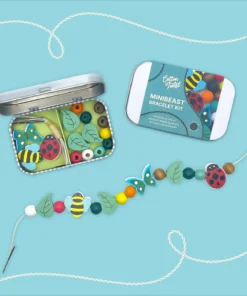 Cotton Twist Holzperlen Kreativ-Set Armband Dose | MINIBEAST