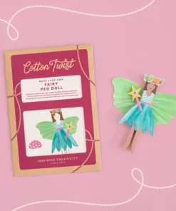 Cotton Twist Kreativ Bastelset (ab 3 J.) | fairy peg doll