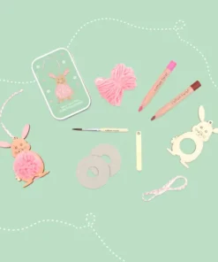 Cotton Twist Kreativ Bastelset Dose | Pompon-Hase