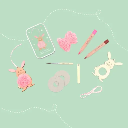 Cotton Twist Kreativ Bastelset Dose | Pompon-Hase