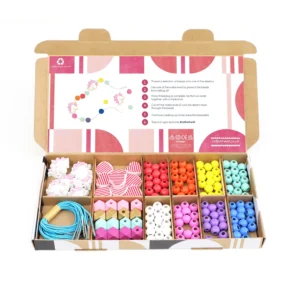 Cotton Twist Holzperlen Kreativ-Set Armband | Einhorn