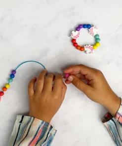 Cotton Twist Holzperlen Kreativ-Set Armband | Einhorn