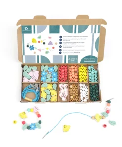 Cotton Twist Holzperlen Kreativ-Set Armband | Wildblumen