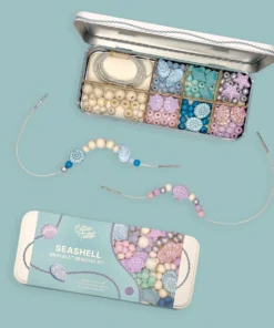 Cotton Twist Holzperlen Armband 5er Set Dose (3-8 J.) | SEASHELL