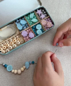 Alternative view of Cotton Twist Holzperlen Armband 5er Set Dose (3-8 J.) | SEASHELL