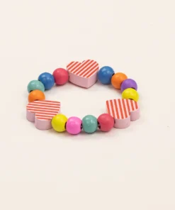 Alternative view of Cotton Twist Holzperlen Kreativ-Set Armband | Heart