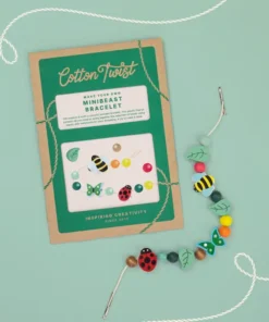 Cotton Twist Holzperlen Kreativ-Set Armband | Minibeast