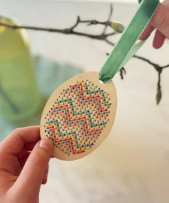 Alternative view of Cotton Twist Kreativ Bastelset (ab 5 J.) | Stitched Egg