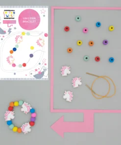 Cotton Twist Holzperlen Kreativ-Set Armband | Einhorn