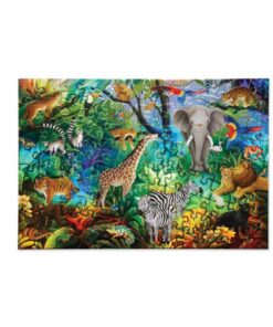 Alternative view of CROCODILE CREEK Holographic Puzzle 500 PCS (ab 5 Jahren) | Jungle