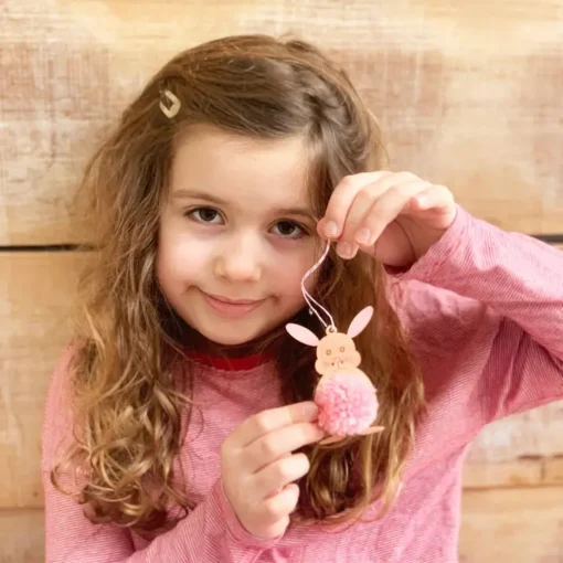 Cotton Twist Kreativ Bastelset Dose | Pompon-Hase