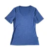 Glückskind Damen Bio T-Shirt Merinowolle & Seide | Royal blau