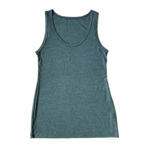 Glückskind Damen Tank Top Merinowolle & Tencel | Schiefer