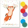 VIERUNDFÜNFZIG Postkarte | Saatkonfetti Fuchs