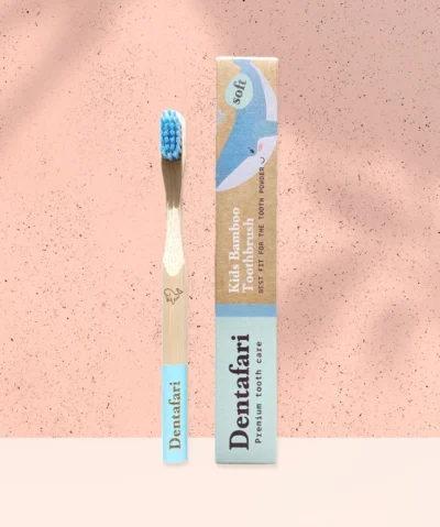Dentafari Bambus Kinder Zahnbürste weich | blau