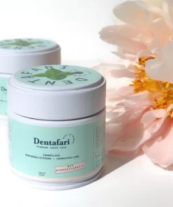 Dentafari Natürliches Zahnpulver | Remineralisierung + Zahnaufhellung Mint