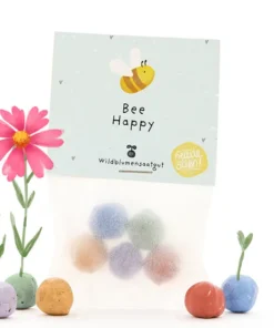 Die Stadtgärtner 5er Blumenmurmeln im Beutel | Bee Happy