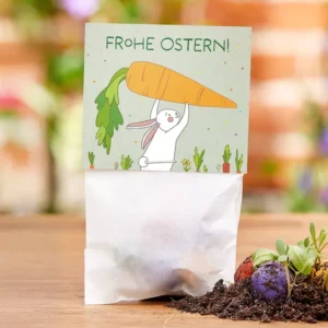 Die Stadtgärtner 5er Blumenmurmeln im Beutel | Hase mit Mören