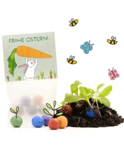 Alternative view of Die Stadtgärtner 5er Blumenmurmeln im Beutel | Hase mit Mören