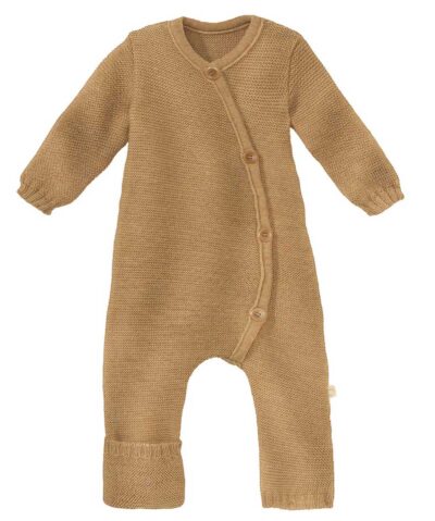 Disana Baby Merino Strick Overall | KARAMELL