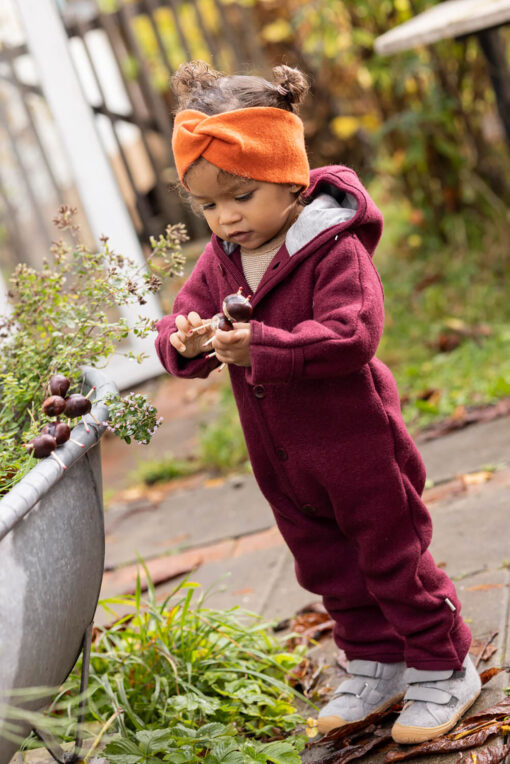 Disana Wollwalk Overall | bordeaux – Bild 2
