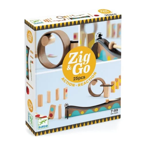 Djeco Kettenreaktionsspiel Zig & Go 25 Teile (ab 7 J.) | Action - Reaction