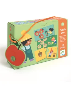 Djeco Lernspiel Puzzle Duo (12 STK / ab 2 J.) | Erste Zahlen