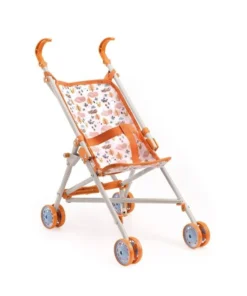 Djeco Pomea Puppen Buggy | Blumen