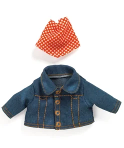 Djeco Pomea Puppen Kleiderset (30-34cm) | Lovely Blue jacket