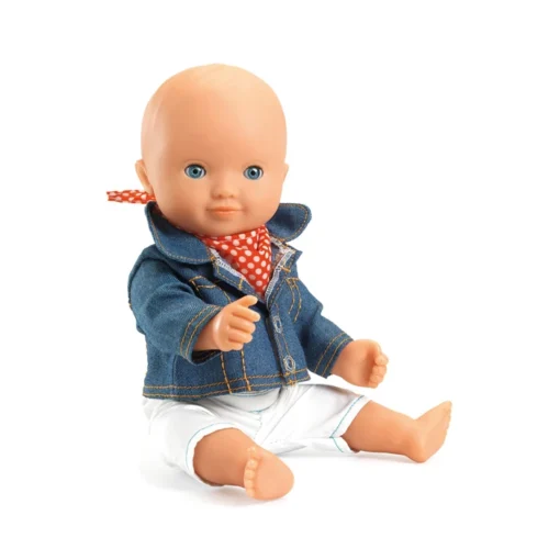 Djeco Pomea Puppen Kleiderset (30-34cm) | Lovely Blue jacket – Bild 2