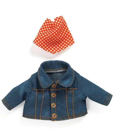 Djeco Pomea Puppen Kleiderset (30-34cm) | Lovely Blue jacket