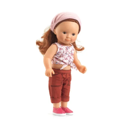 Djeco Pomea Puppen Kleiderset (30-34cm) | Kleiderset Lovely Burgundy