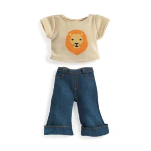 Djeco Pomea Puppen Kleiderset (30-34cm) | Kleiderset Lovely Ivory