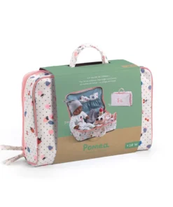 Djeco Pomea Spielkoffer mit Puppe & Zubehör | Cerise