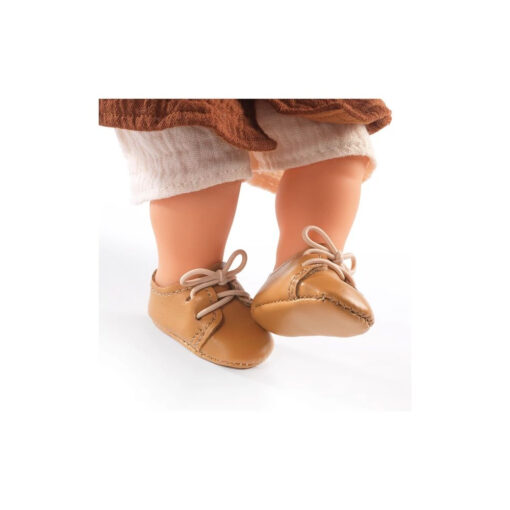 Djeco Pomea Puppen Schuhe | braun