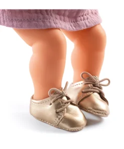 Djeco Pomea Puppen Schuhe | goldig