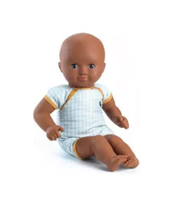 Djeco Puppe Mimosa mit Weichkörper und Schlafaugen 32cm