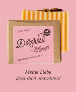 Feste Dusch- und Pflegeseife vegan | Dornrösli - 100% NATUR von Toggenburger Naturseifen