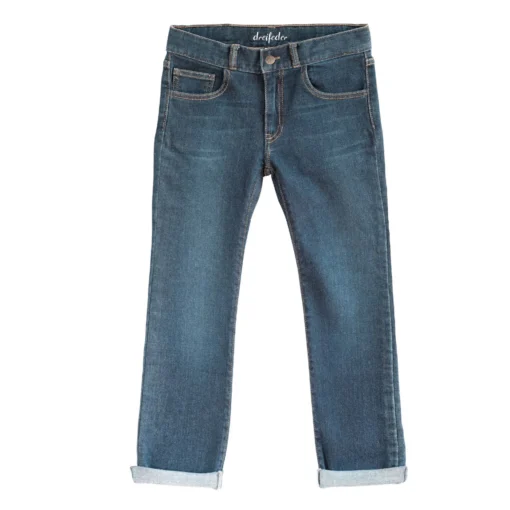dreifeder Maxi Jeans Straight (5-13J) | stonewashed