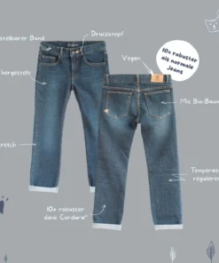 dreifeder Maxi Jeans Straight (5-13J) | stonewashed