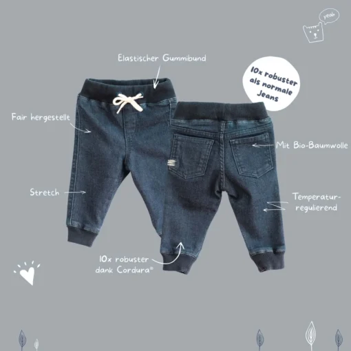 dreifeder Mini Jeans | stonewashed